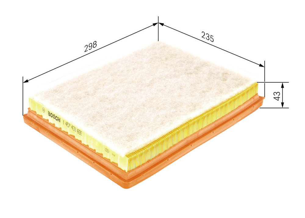 BOSCH - 1457433655-BOC - Air Filter