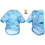 Кофта - толстовка для мелких пород собак «BRO Style», принт динозаврики, р XL