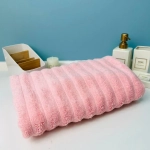 Полотенце махровое 70*140см «FLUFFY» цвет пудровый 01-050, плотность 500гр/м2