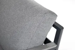 "Париж" модуль диванный левый, двухместный, цвет серый