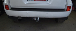 Фаркоп оцинкованный Galia T070A для Toyota Land Cruiser 200 2008-, Lexus LX 2008-(паспорт и сертификат в комплекте)(без электрики)