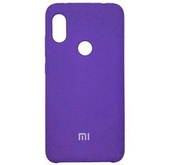 Силиконовый чехол Silicone Cover для Xiaomi Redmi Note 6 Pro (Нежно-фиолетовый)