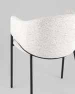 Стул обеденный Carmel бело-серый