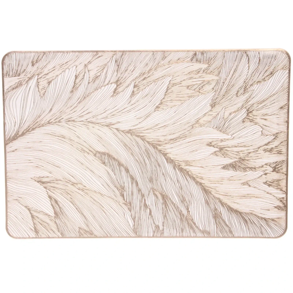 Салфетка на стол 30*45 см «Листья» золото