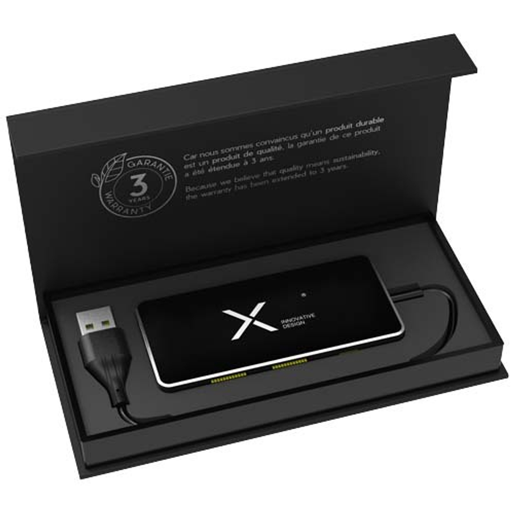 SCX.design H20 USB-концентратор 8-в-1 с двойным входом и 6 портами