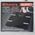 Весы напольные электронные до 180кг SA-5073BK (черные)