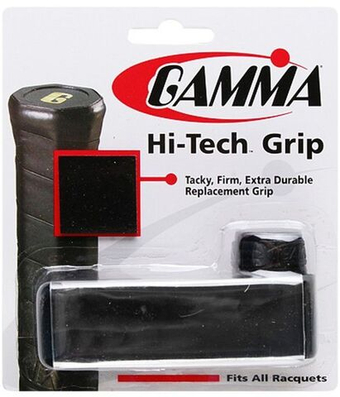 Теннисные намотки базовые Gamma Hi-Tech Grip 1P - черный