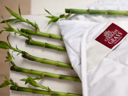 Элитное одеяло стеганое всесезонное Bamboo от German Grass логотип