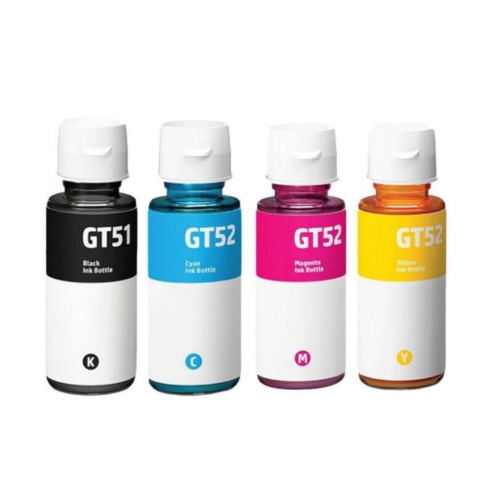 Набор чернил AQ, аналог HP Multipack GT51/GT52 (CMY BK 4x100ml)