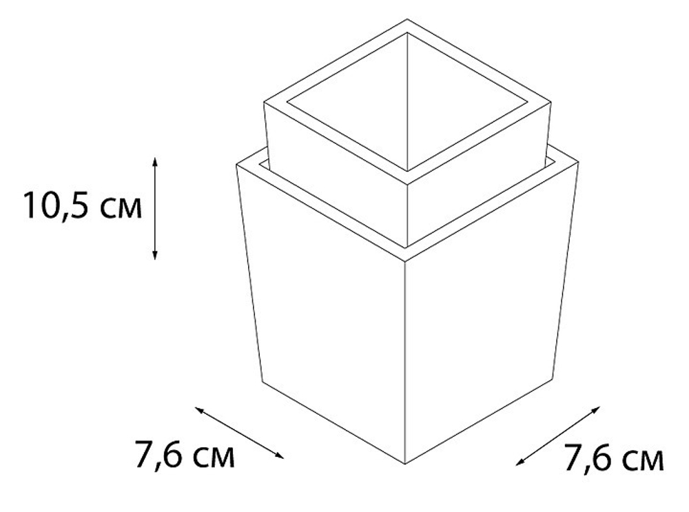 "WOOD" Стакан FX-110-3