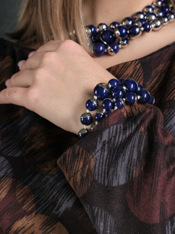 Браслет синий /на магните