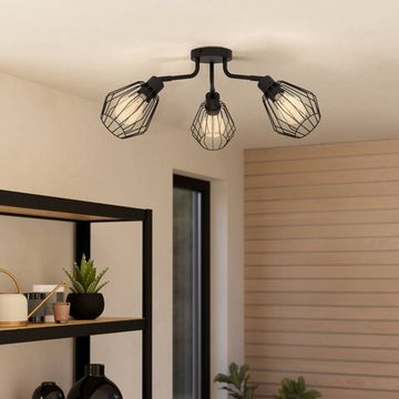 Люстра потолочная 3*E27 31531 черный TARBES Eglo