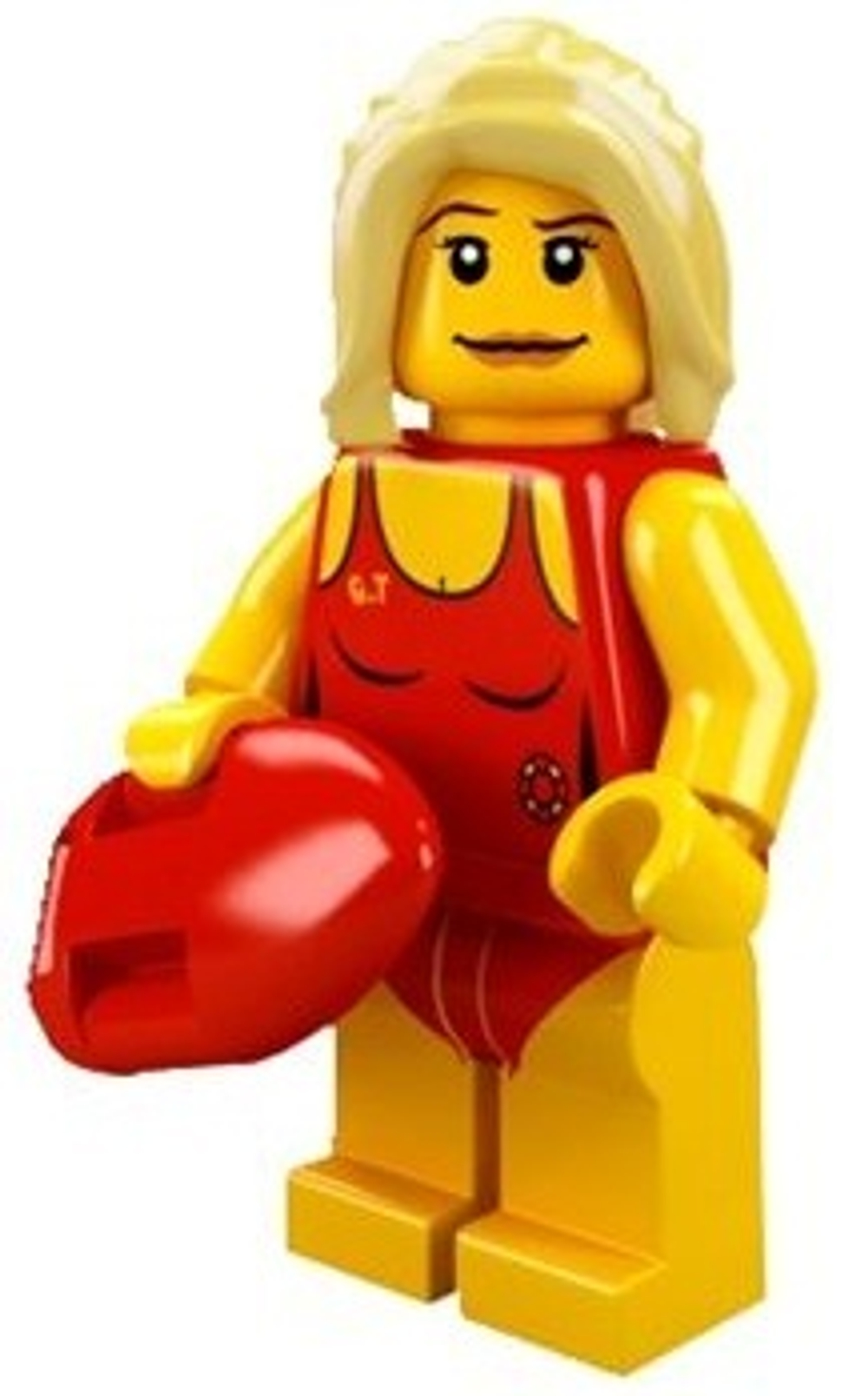 Минифигурка LEGO  col02-8   Спасатель