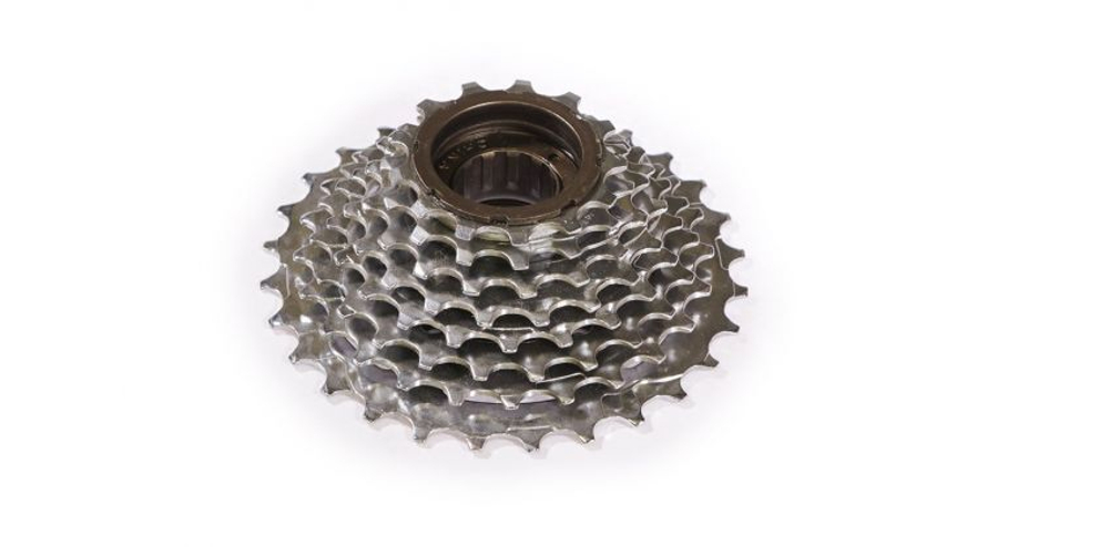 Трещотка индексная, 8 скоростей, 13-28Т, хром FW 8SI silver
