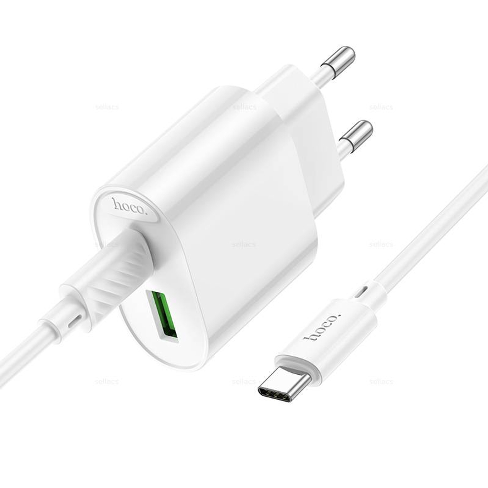 Зарядное устройство на Type-C Hoco C109A PD20W+QC3.0(white)