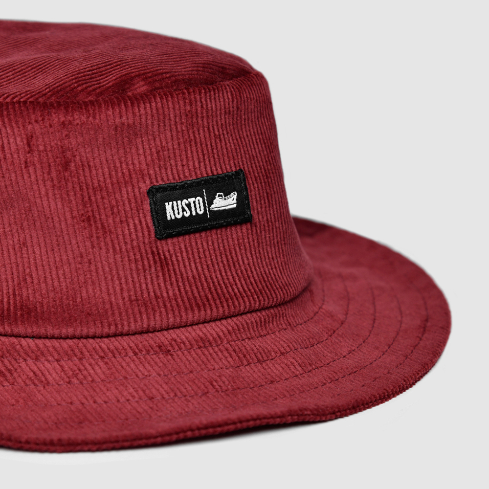 Панама из вельвета Velvet Bordo