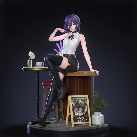 Reze coffe break - Chainsaw Man