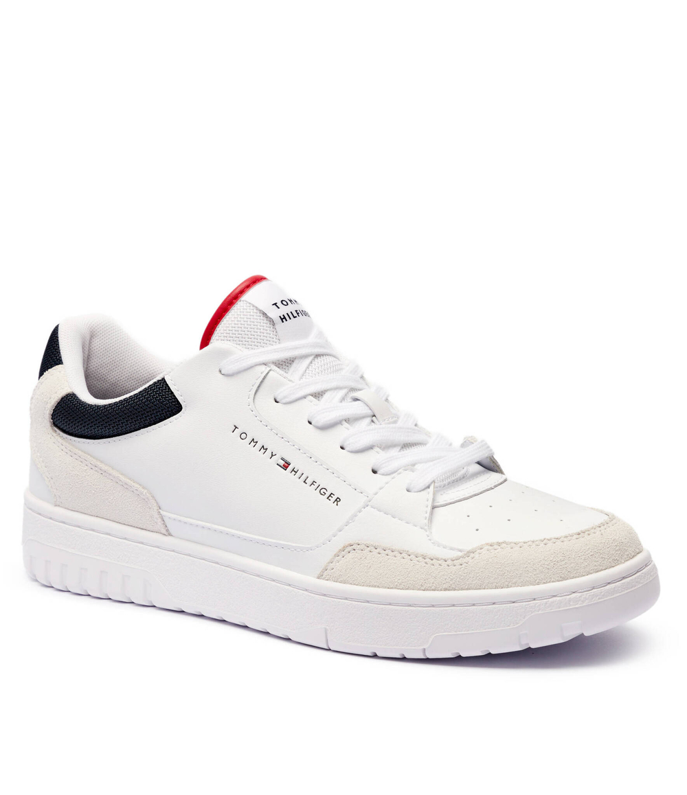 Кожаные кроссовки Tommy Hilfiger - белый(FM0FM05058)