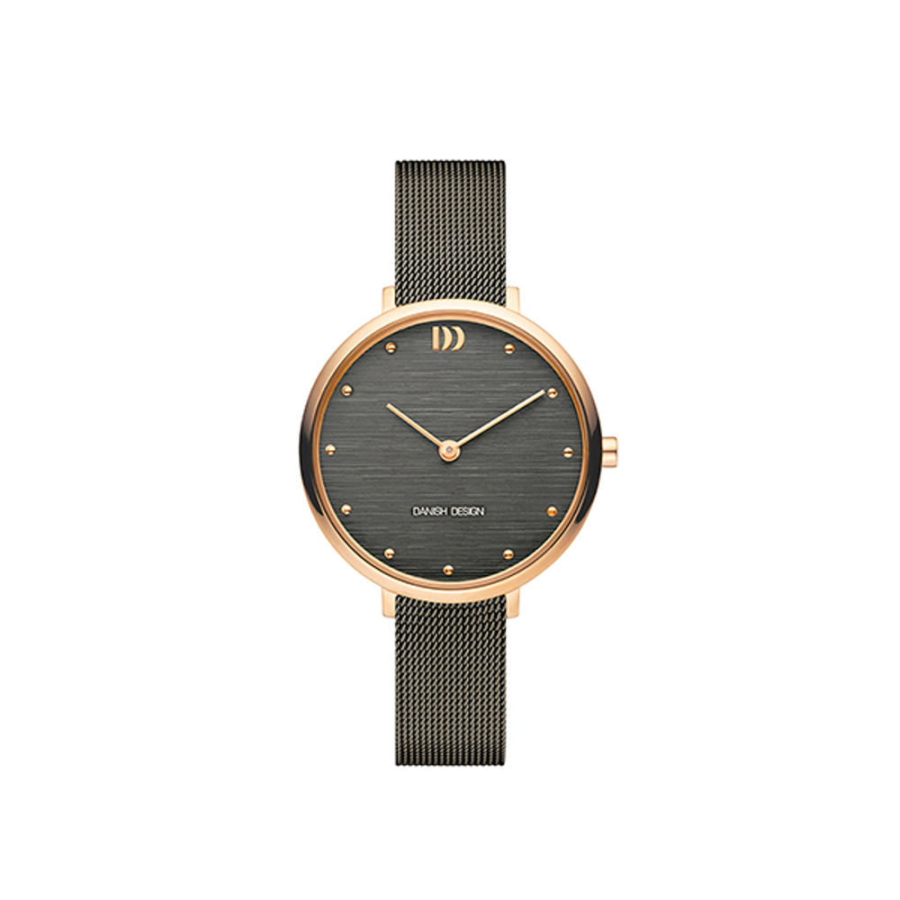 Часы AMELIA Rosegold Grey Bark Danish Design