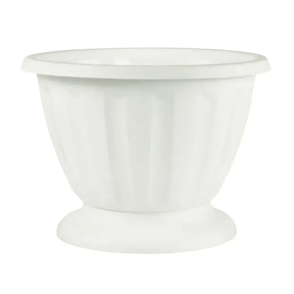 Вазон Пальмира 10л. (белый) (комплект 10 шт)