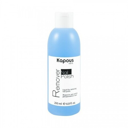 Жидкость для снятия декоративного лака Gel Polish Remover, Kapous Professional, 200 мл