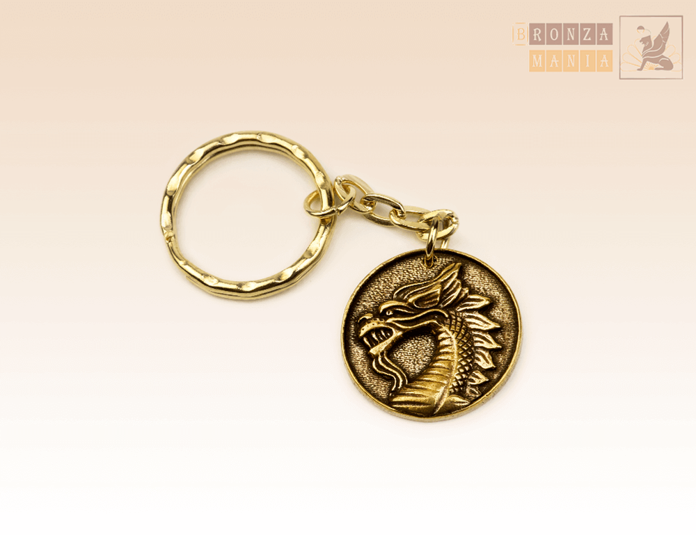 брелок Дракон жетон