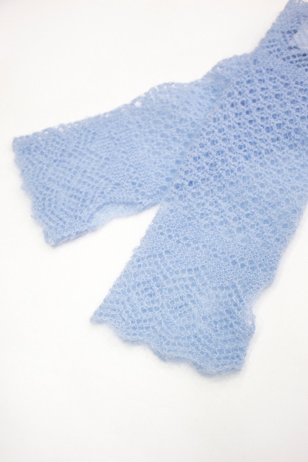 Митенки М203-04 голубые