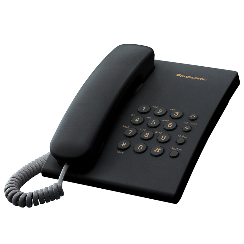 Телефон Panasonic KX-TS 2350RUB, чёрный