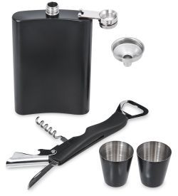 GT-124 Подарочный н-р фляжка с аксессуарами 280 мл