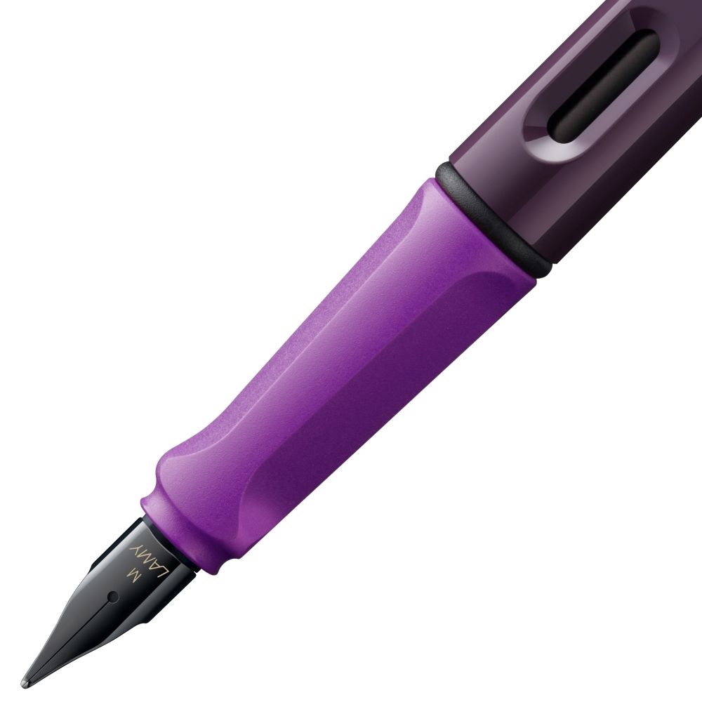 Ручка перьевая 0D8 Lamy Safari Violet blackberry с пером F (4038384) 2