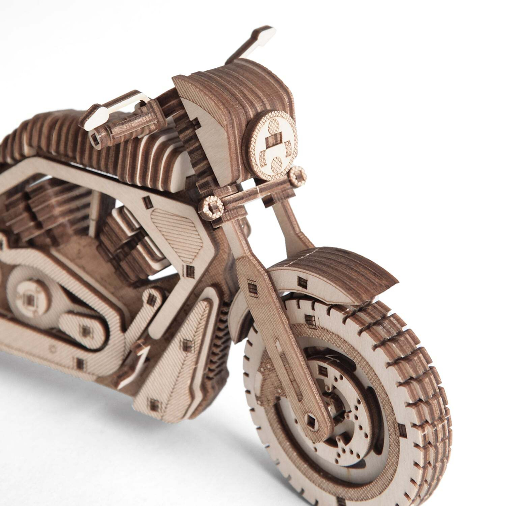 Деревянный конструктор Мотоцикл Гроза дорог (DROVO)