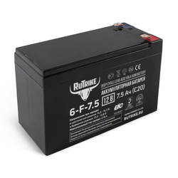 Аккумулятор RuTrike 6-F-7,5 (AGM)
