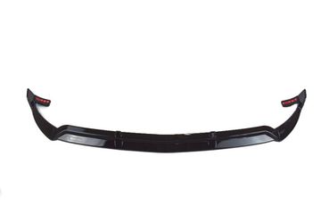 Юбка переднего бампера V.1 глянцево - черный для Mercedes GLC class X253 2015-2019