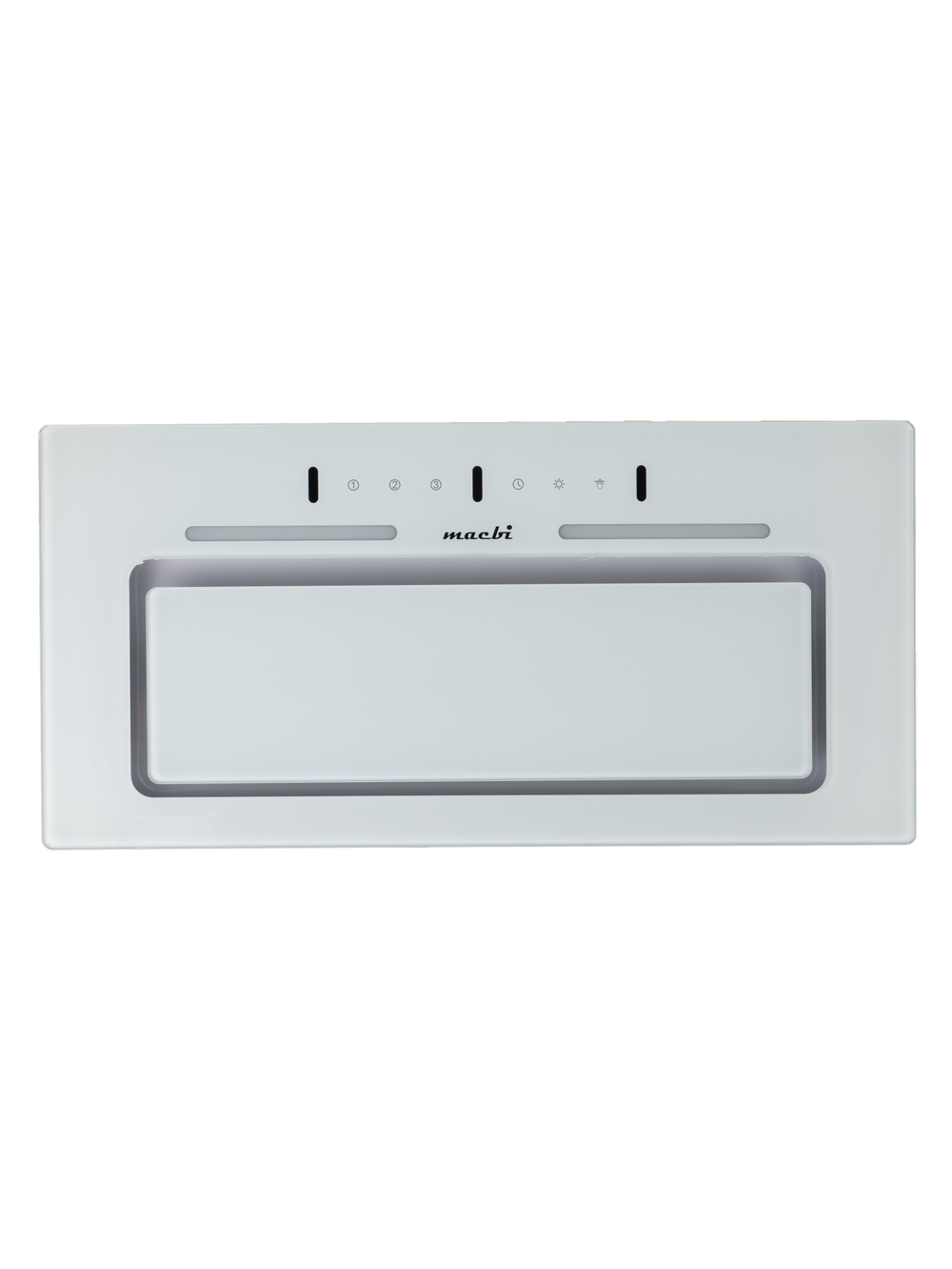 Вытяжка кухонная LedyDC-60GT (WHITE) белый, D150мм,1100м3/ч, полновстраиваемая, ИНВЕРТОРНЫЙ Мотор 110Ватт (Энергетическая эфф-ть класс А+), стекло 60см, сенсорное управление + управление жестами (MACBI)