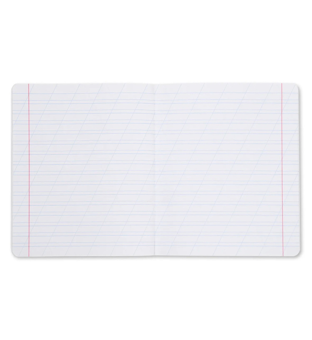 Тетрадь Erich Krause косая линейка 12 л. Розовая.