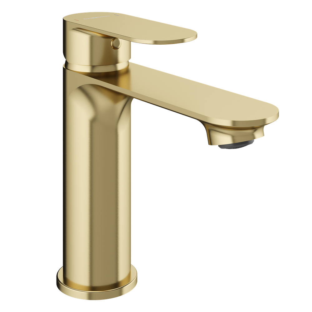 Смеситель для раковины STWORKI Вестфолл S08010GM матовое золото