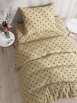 Постельное белье перкаль Сказка "Адель" 1,5-сп Наволочка 70х70 см 1 шт Простынь на резинке 90x200 см Пододеяльник 145x215 см