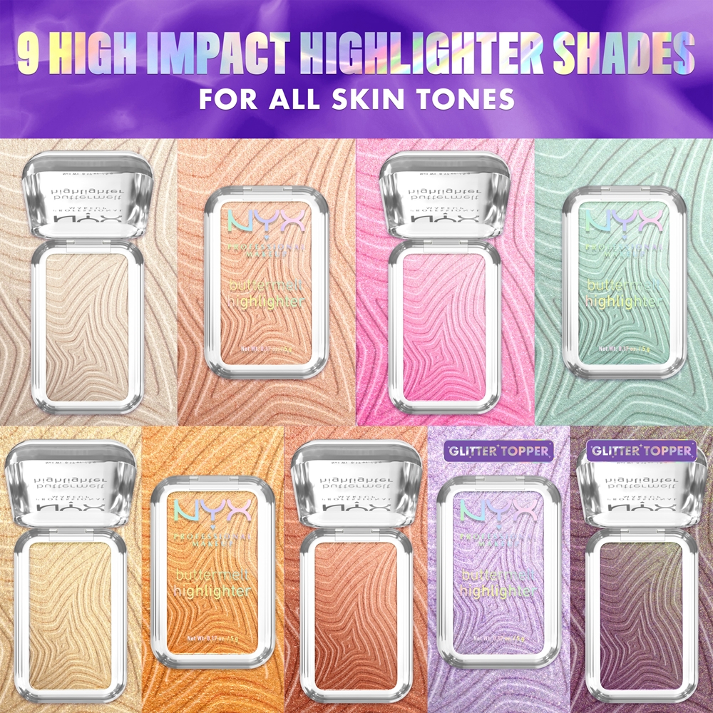 NYX Professional Makeup Buttermelt Highlighter - Розсветлитель оттенок butta bling 30, 5 g