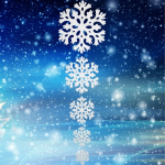 Украшение новогоднее «Снегопад» d-41/30/22/15/11 (набор 5 шт)