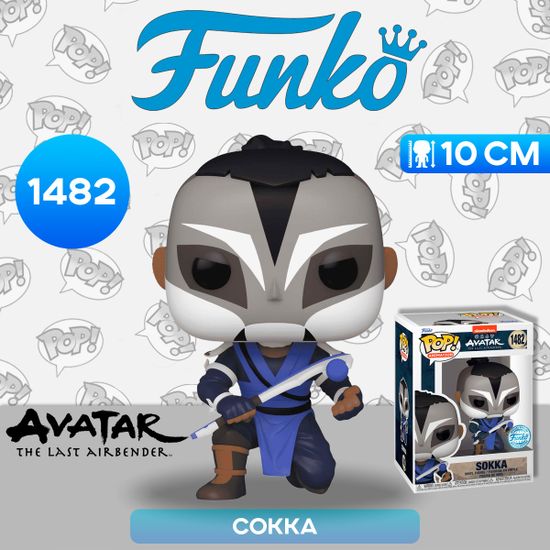Фигурка Funko POP! Animation Avatar The Last Airbender Sokka (Warrior) (Exc) (1482) 76872 / Фигурка Фанко ПОП! по мотивам аниме "Аватар: Легенда об Аанге", Сокка