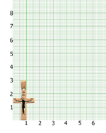 Крест с распятием позолоченный