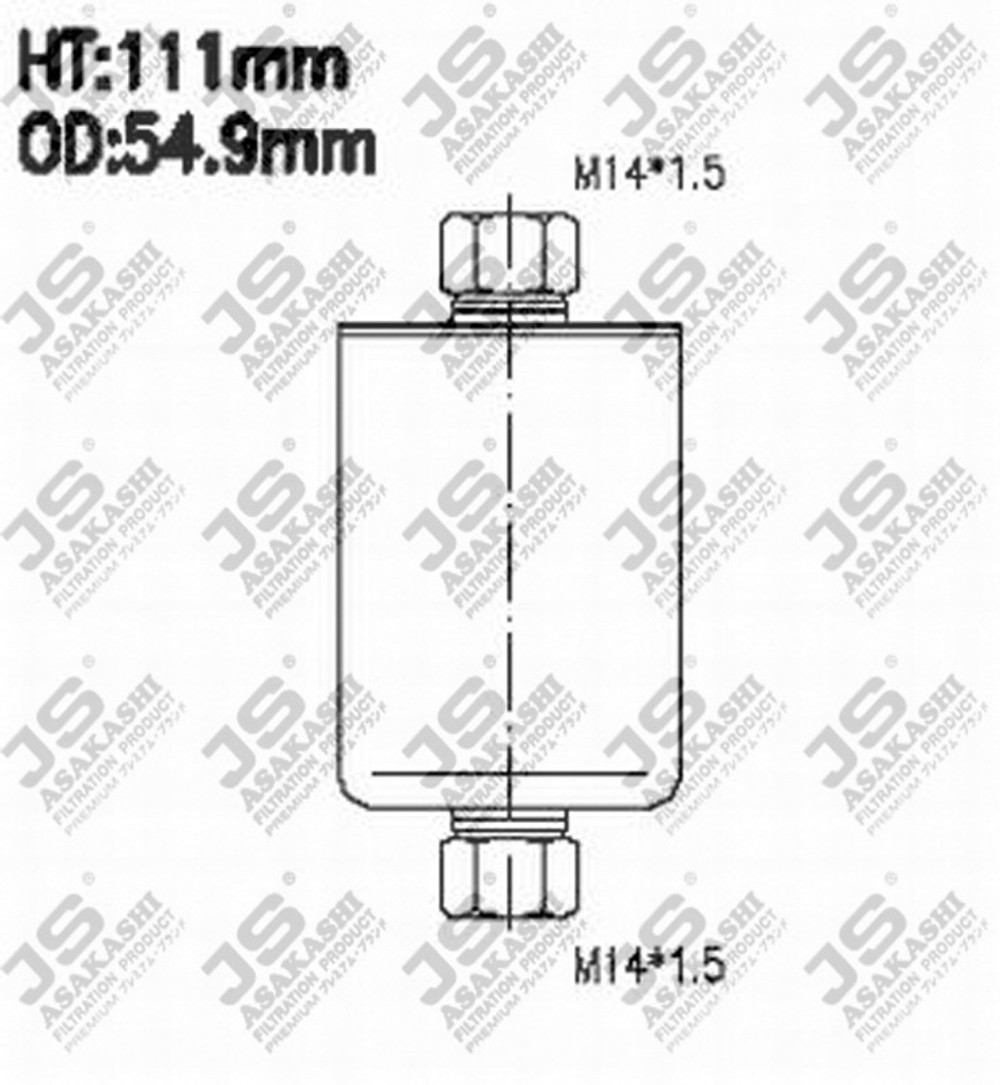 FS-613J    JS Asakashi   FS40613 Фильтр топливный