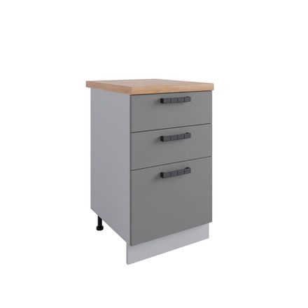 Кухня Модуль СЯШ 500 Ройс Графит Скин