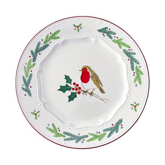 Набор из четырех тарелок nordic winter из коллекции new year essential, D23 см