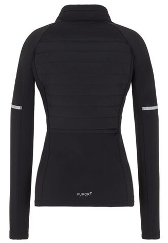 Женская теннисная куртка EA7 Woman Woven Bomber Jacket - черный