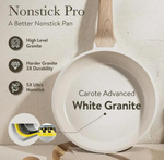 Набор кухонной посуды Carote из серии Advanced White Granite