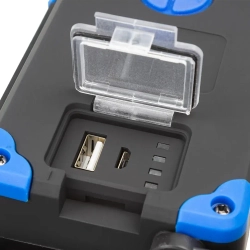 Фонарь светодиодный аккумуляторный (10Вт,700Лм,5 СОВх6500К,3 уровня яркости,4 режима) FORCEKRAFT FK-EL2190-1