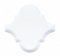 Adex Renaissance Arabesco Biselado Snow Cap 15x15