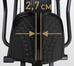 Эллиптический эргометр с автонаклоном коммерческий BRONZE GYM E1000M PRO TFT TURBO