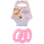 Резинки для волос силиконовые 3шт «ЕЖЕВИКА», цвет розовый, d-3,8см (Подвес Единорог)